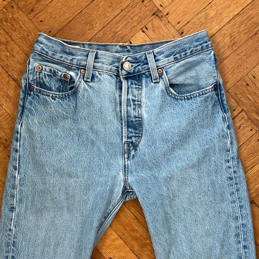 501 Acid-Washed Levi’s Jeans